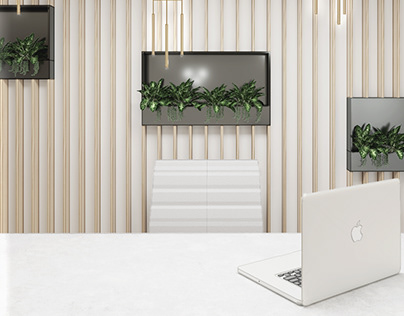 3D render - "Yaturu" office interior design