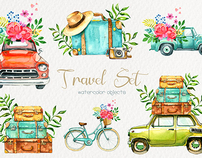 Travel Watercolor Set