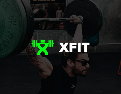 XFIT logo & brand identity design