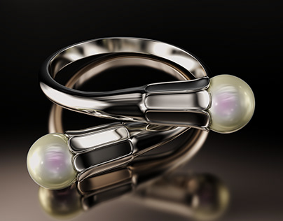PEARL | Jewelry Product Photography • Full 3D CGI