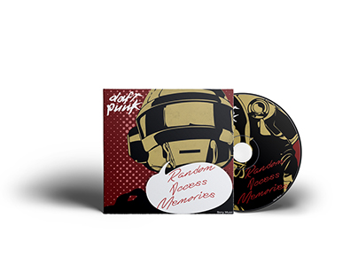 Re-design Daft Punk "Random Access Memories" CD album