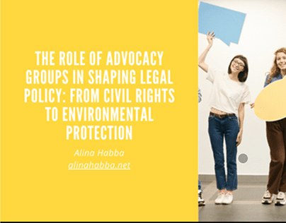 The Role of Advocacy Groups in Shaping Legal Policy