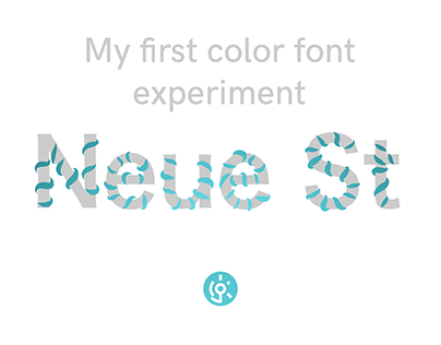 Color Font Experiment