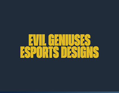 Evil Geniuses Esports Design
