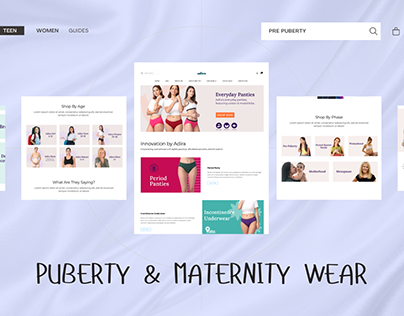 Puberty & Maternity wear Website