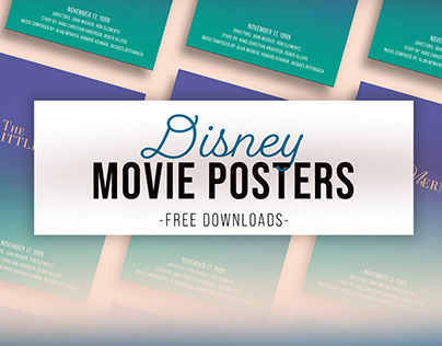 Disney Printable Posters - Free Download