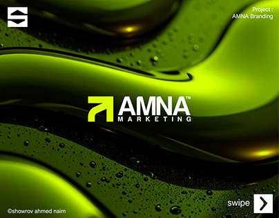 AMNA branding, A Logo mark, A logo, Marketing logo.
