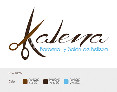 Kalena Barbería y Salón de Belleza | Imagen Corporativa