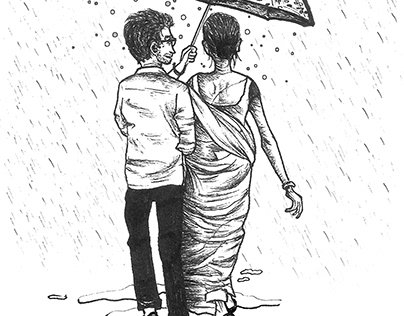 Lovers in Bombay - Monsoon Series