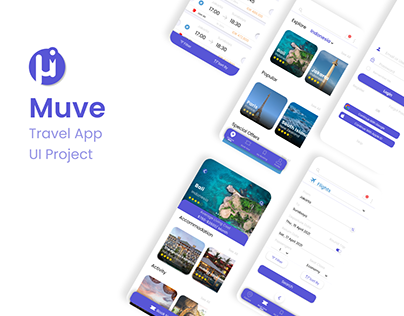 Muve Travel App Design
