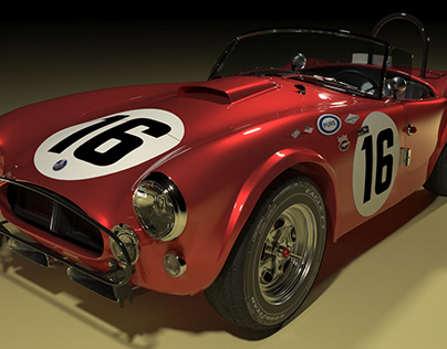 Shelby AC Cobra - Created in 3ds Max