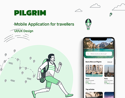 Pilgrim Mobille app for travellers