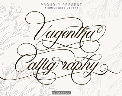 FREE | Vagentha Calligraphy - Elegant Script