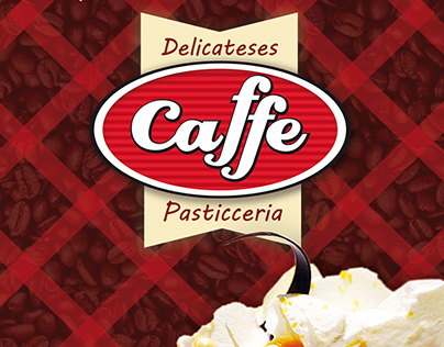 Client: Delicateses Caffe Pasticceria. Branding - Print