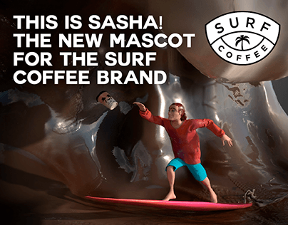Original Mascot for Surf coffee!