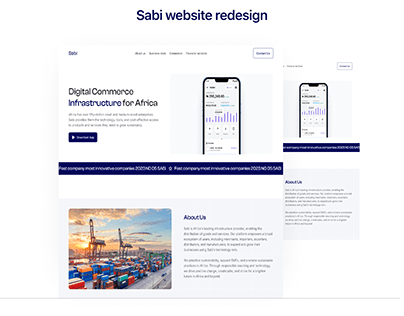 Sabi website redesign