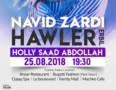 Navid Zardi's Concert Flyer