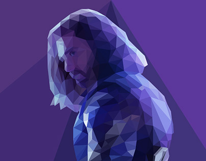 Low Poly Effect - (Winter Soldier)