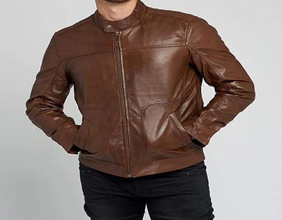 Brown Lambskin Leather Jacket