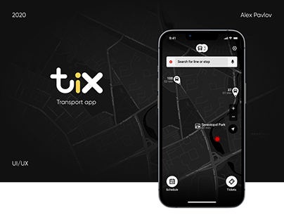TiX - Transport App Redesign Concept