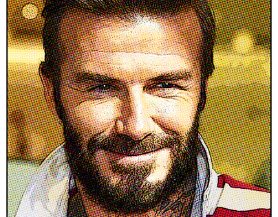 Comic Book Popart - (David Beckham)