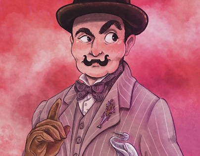 Hercule Poirot (book cover)