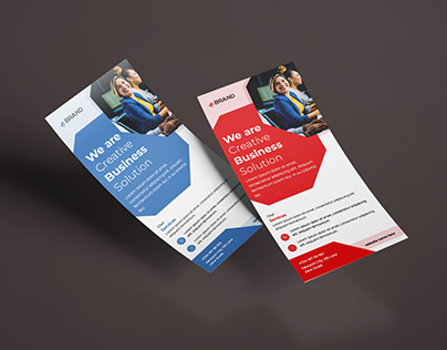 Modern Corporate business Flyer or rack card design