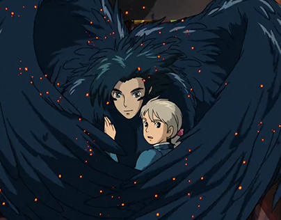 Howl's moving castle poster