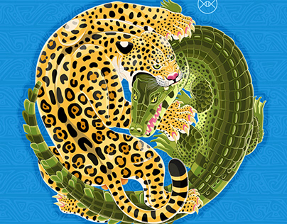 Jaguar vs Caimán