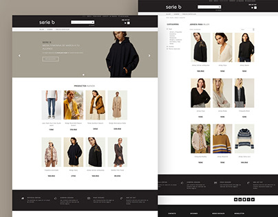 Diseño tienda online moda