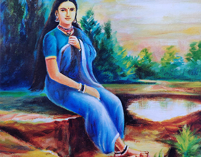Oil paintings (Inspired by Artist Raja Ravi Varma)
