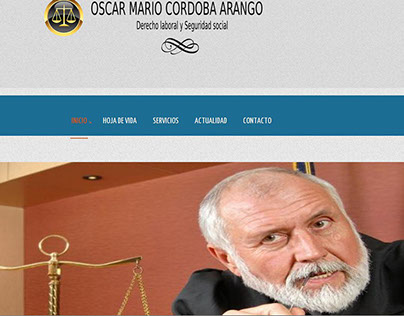 Pagina web de un abogado