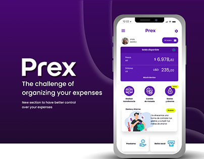 App Prex - New feature for spendings