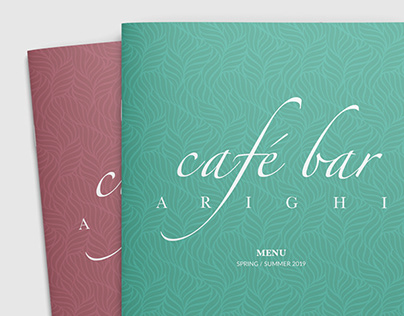 Café Bar Arighi / Menu Re-design