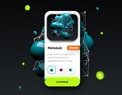 Metaball - 3D illustration