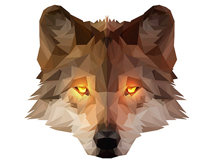 Low Poly Wolf
