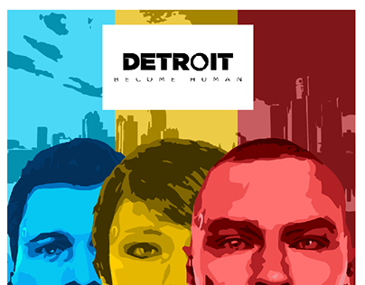 Detroit Become Human Vector Poster