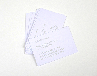 Clemens Wolf Business Card