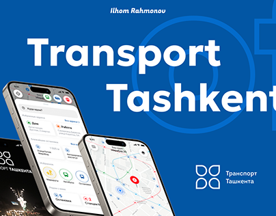 Transport of Tashkent - Mobile App UI/UX Design