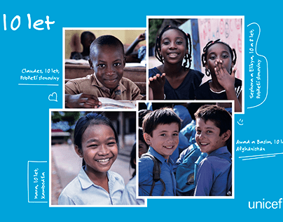 Grafické práce pro UNICEF