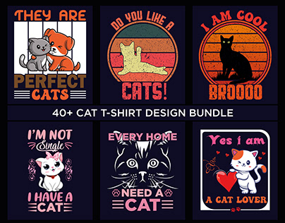 Cat t-shirt/typography t-shirt design