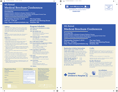 Medical Conference and Symposium Brochures