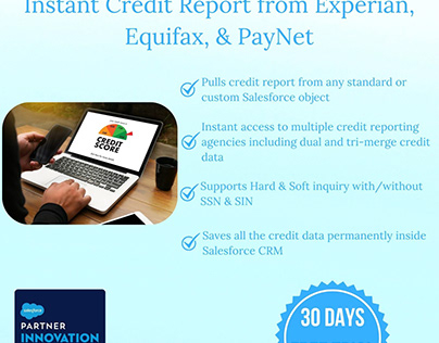 Credit Checker: Salesforce native credit reporting app