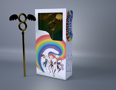 Package Design, Rainbow Grey by Laura Ellen Anderson