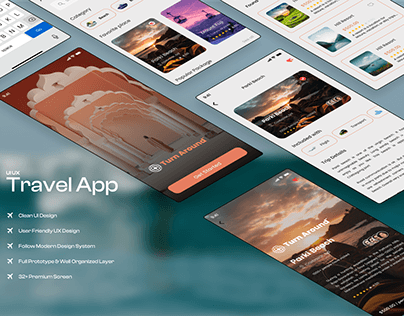 Travel Apps Design (UIUX Design)