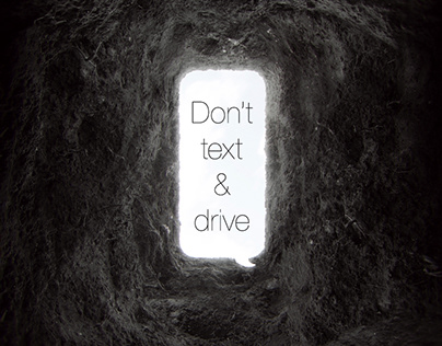 Social advertisement project "Don't text & drive"