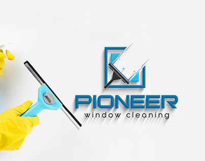 Window cleaning logo