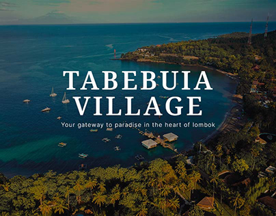 Tabebuia Village Lombok Website Design