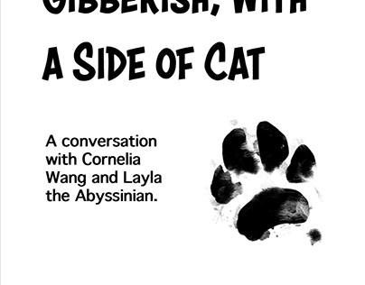 Book: Gibberish, With A Side Of Cat