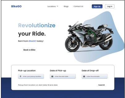 BikeGO- Motorcycle Rental Website